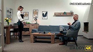 Daddy's Rich Kink: Cheating GF Daruma Rai Fucks BF's Dad Boris Schwarz in HD