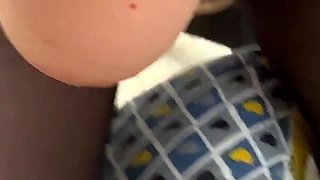 Mature GILF Stella Gets a Pantyhose Me Tryout Headjob POV
