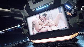 Lustful pornstars lesbian breathtaking adult clip