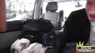 Pervy public ravage to mature skank
