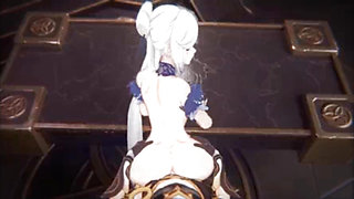 Threesome Porn and fucking with girl animated 3D Sex