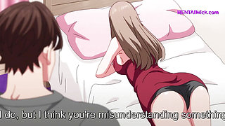 We are Having Sex with my Roommate, my Girlfriend knocks on the Door.. - Uncensored Hentai