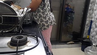 Maid getting fucked while working clear audio