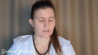 Toxic Russian Doctor Tried To Dominate During The Medical Examination, But Fucked Her In A Mouth