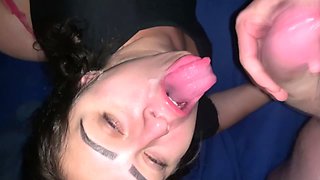 Humiliating Facial Compilation - Non-stop Cumshot Sequence on the Face