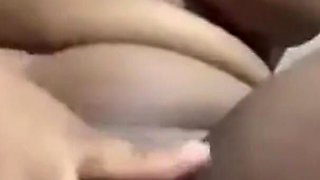 Sexy African Girl Masturbating with a Little Bottle...