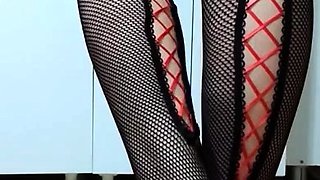 Amateur striptease and Solo masturbation