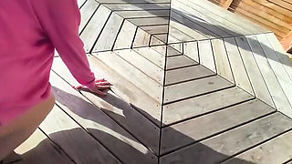 Village slut fucks naked in the vineyards