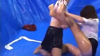 Japanese Lotion Wrestling