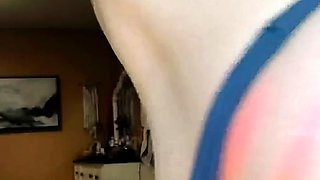 Curly Blonde Teen Records Solo Dildo Masturbation More at