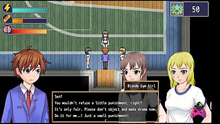 Dominant female at Femdom University makes her footslave obediently lick muddy socks