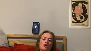 Watch this horny emo student gasp and moan in every thrust of her fingers