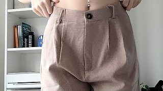 Hot brunette from fuck dildo masturbating on webcam