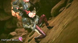 HatanoMiwa Intense Goblin Orgy: Skinny Curvy Slut Gets Gangbanged and Drenched in Cum