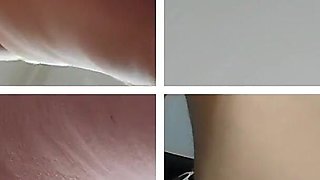 Amateur Wife Fingers Pussy Orgasm with Moans. Latina Big Ass, Big Tits.