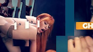 GloryholeSecrets - Stunningly Hot Busty Inked Brunette Loves Sucking Cock