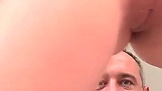 Blonde Chick Gets Her Pussy Railed by a Older Man with Big Cock