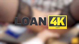 Loan4k. she came for cash, she got a meaty clerk\u2019s penis first