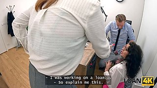 Loan4k. hidden xxx inbetween slutty boss and her nasty boss on the office table