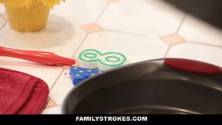 Risky birthday capers with step-father