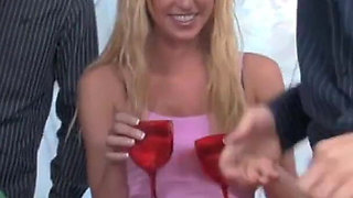 Bruce Venture and his friend banging slutty blondies