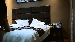 Hardcore double penetration on hot brunette