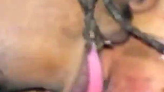 WildEnglishBBW BBC Nata4sex licking my pussy rubbing his dick on my clit