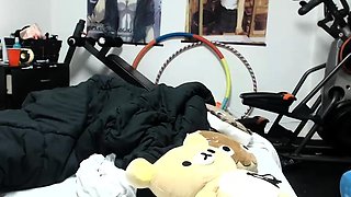 Sexy teen ebony solo toy masturbation