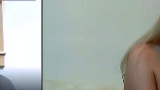 Beautiful Brunette Big Boobs Rides Fake Cock