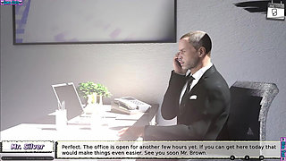 19 Years Old Teen Christine Going Office with Her Step Uncle After Shopping Outfits