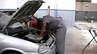 Brazilian Chick Has Sex With Mechanic