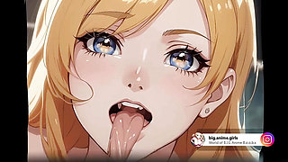 blond girls kiss big boobs