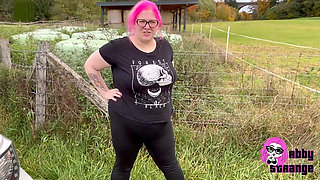 Outdoor Peeing on a Roadtrip