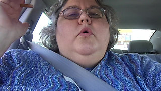 Nurse Vicki SSBBW Smoking in the Car