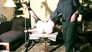 Blindfolded chick punished and dominated from her punisher