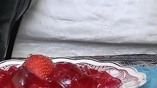Smoking Mistress and Licking Dessert From Boot Soles, POV Clip, Lady Victoria Valente