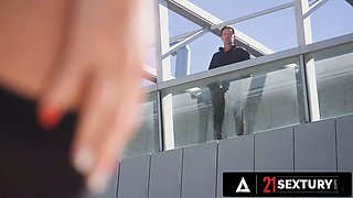 Twenty-one sextury - smoking hot Kitty Li gets her snatch and Ass Fucked at the same time in unbelievable dp