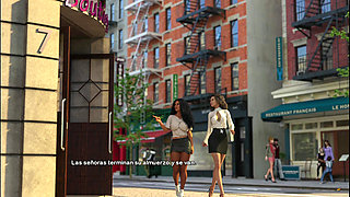 STEPMOM AND HER BEST FRIEND GO OUT TO BUY CLOTHES TO MAKE ME WARM MY BIMBO DREAM 10