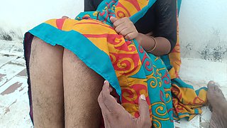 Married Women Enjoying Terrace Romance with Neighbour Men Friend