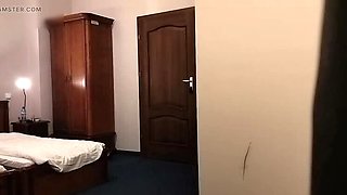 Pizza Delivery Guy Gets Surprise Flash From Horny Housewife - Big Tits & Puffy Nipples