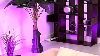 Big Tits Babe Wildly Masturbates in Her Room