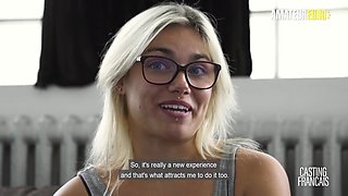 French First-Timer Gaby Gives Pornographic Star Oral And Rails Him Like A Professional - FLEDGLING EUROPEAN