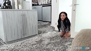 Property Sex featuring Bianca Bangs and Molly Little's double blowjob trailer