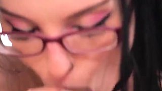 Blow Me POV - Cosplay Teen Sucks her StepBro