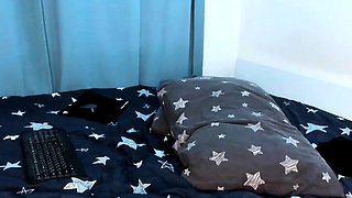 Solo ladyboy masturbation