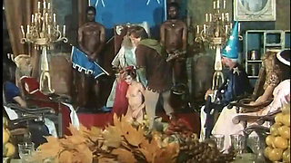 Black and white pussy fucking ass fingering vintage orgy party