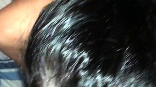 Big cock EXGF interracial busty geek coed blowjob