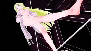 Azur Lane Janus Hentai Hot Sexy Dance Song Ha Aoa Mmd 3D Blonde Hair Color Edit Smixix