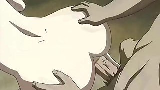 BDSM anime teens enslaved for businessmens pleasure