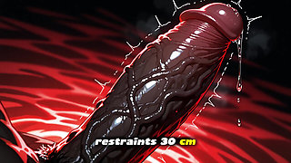 Mega-fucker Awakens: Future Slut Kira Gags on 30cm Virgin Cock in Ai Anime Hentai